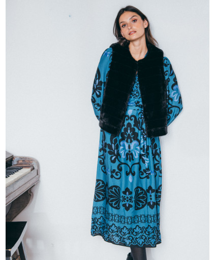 Gilet SLOVENIE - Noir  | Julie Guerlande | Vêtements pour femme