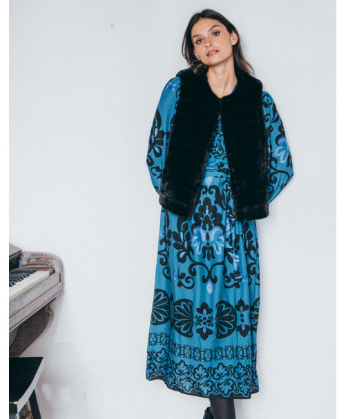 Gilet SLOVENIE - Noir  | Julie Guerlande | Vêtements pour femme