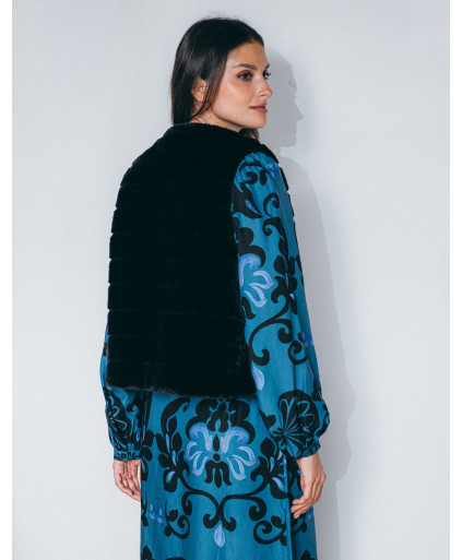 Gilet SLOVENIE - Noir  | Julie Guerlande | Vêtements pour femme