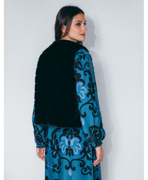 Gilet SLOVENIE - Noir  | Julie Guerlande | Vêtements pour femme