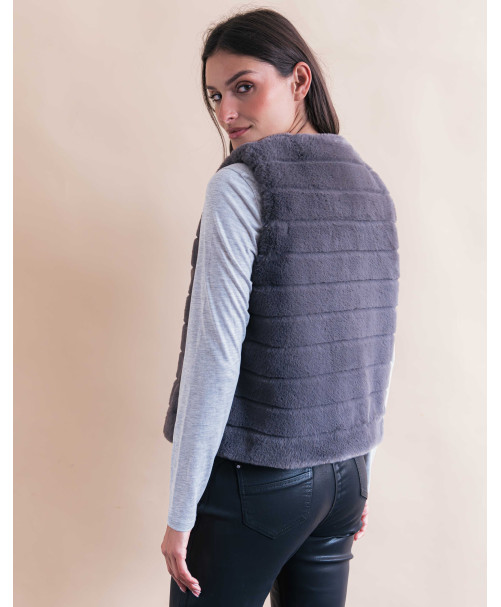 Gilet SLOVENIE - Gris  | Julie Guerlande | Vêtements pour femme