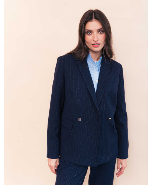 Veste DIMITRI - Marine  | Julie Guerlande | Vêtements pour femme