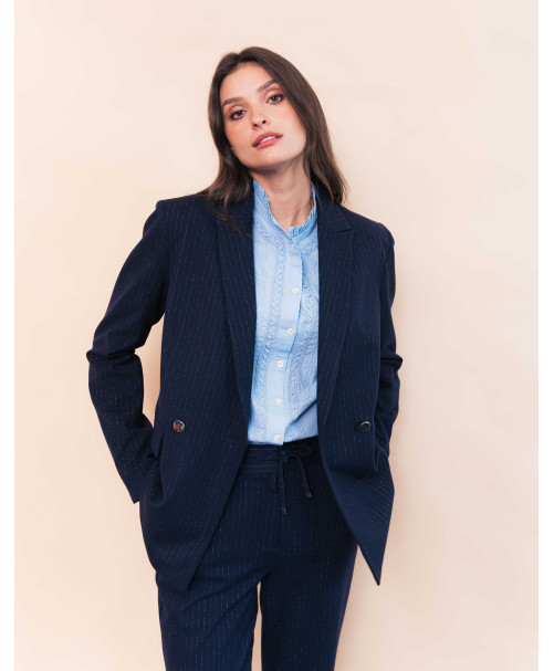Veste DIMITRI - Marine  | Julie Guerlande | Vêtements pour femme