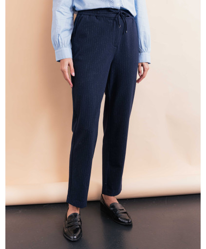 Pantalon DIMITRI - Marine  | Julie Guerlande | Vêtements pour femme