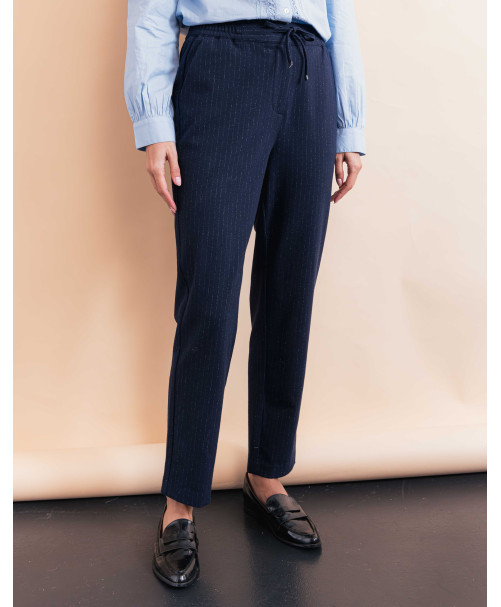 Pantalon DIMITRI - Marine  | Julie Guerlande | Vêtements pour femme