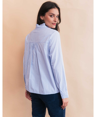 Chemise DIVINE - Bleu ciel  | Julie Guerlande | Vêtements pour femme