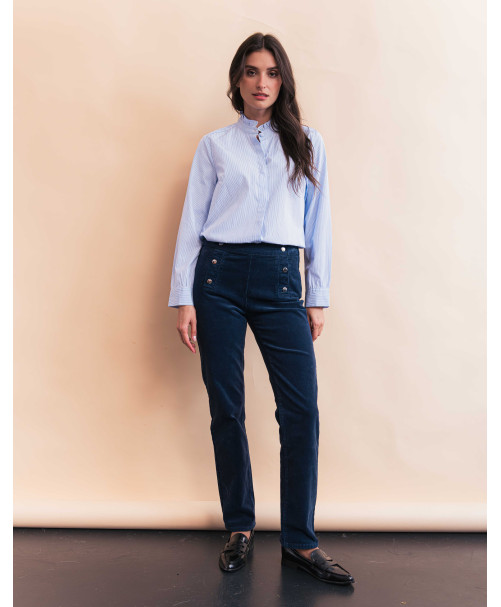 Chemise DIVINE - Bleu ciel  | Julie Guerlande | Vêtements pour femme