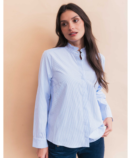 Chemise DIVINE - Bleu ciel  | Julie Guerlande | Vêtements pour femme