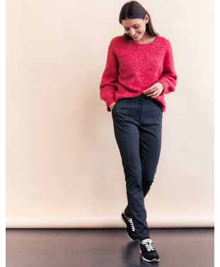 Pantalon MATHILDA - Gris  | Julie Guerlande | Vêtements pour femme