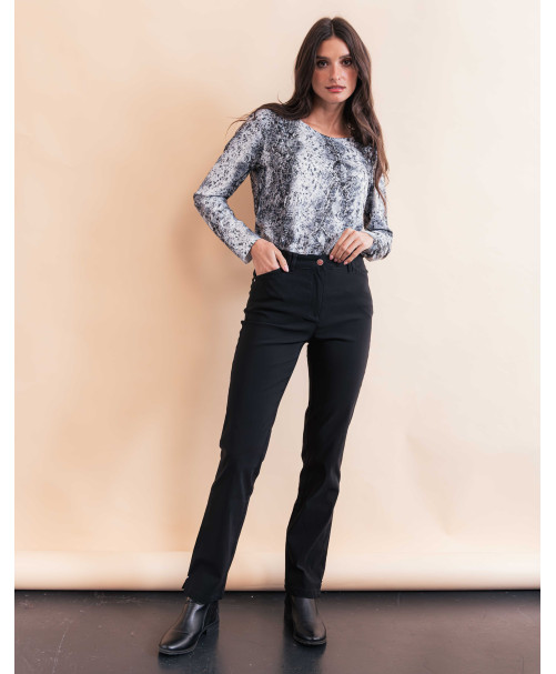 Pantalon BARNABE - Noir  | Julie Guerlande | Vêtements pour femme