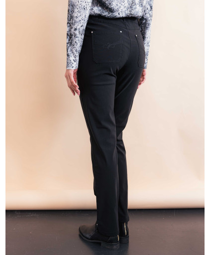 Pantalon BARNABE - Noir  | Julie Guerlande | Vêtements pour femme