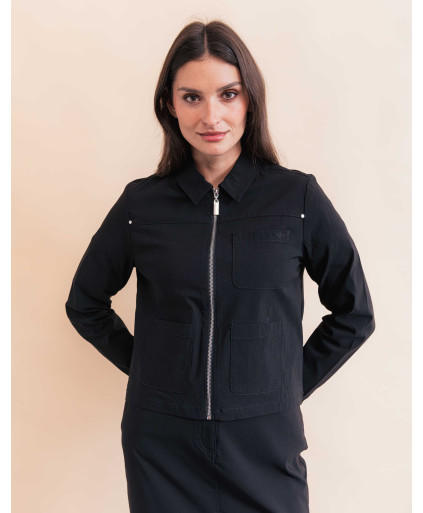 Veste BARNABE - Noir  | Julie Guerlande | Vêtements pour femme