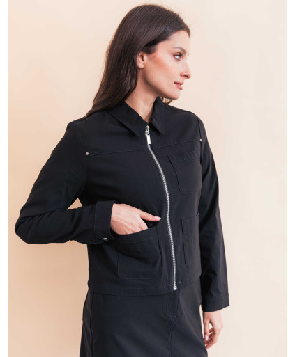 Veste BARNABE - Noir  | Julie Guerlande | Vêtements pour femme