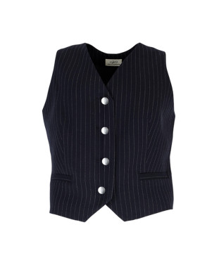 Gilet DIMITRI - Marine  | Julie Guerlande | Vêtements pour femme