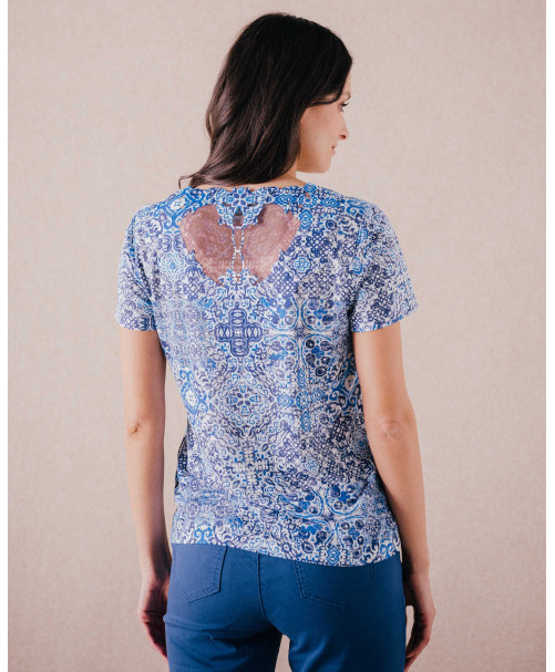 Tee-shirt FALBALA - Majorelle | Mode pour femme | Julie Guerlande