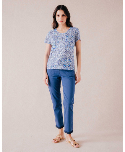 Tee-shirt FALBALA - Majorelle | Mode pour femme | Julie Guerlande