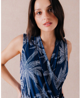 Combinaison PAULINE  - Marine | Mode pour femme | Julie Guerlande