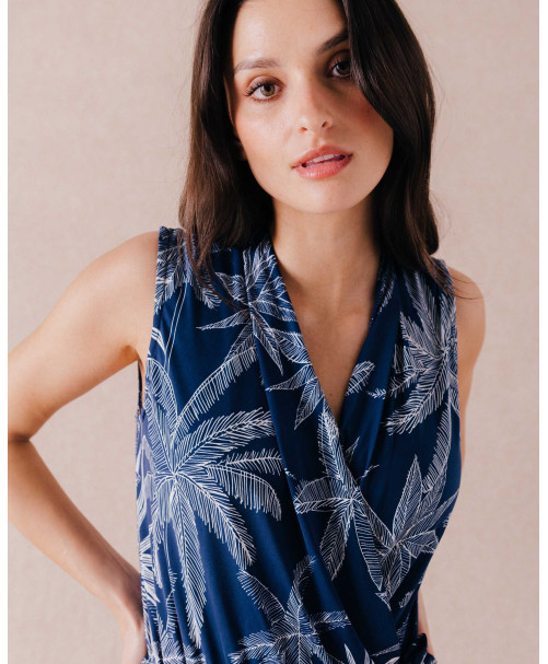 Combinaison PAULINE  - Marine | Mode pour femme | Julie Guerlande