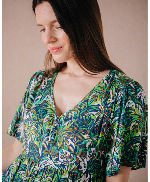 Robe BAMBIE - Marine | Mode pour femme | Julie Guerlande