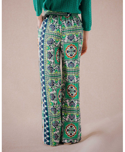 Pantalon BELLA - Feuillage | Mode pour femme | Julie Guerlande