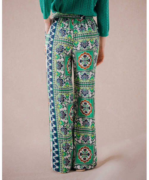 Pantalon BELLA - Feuillage | Mode pour femme | Julie Guerlande