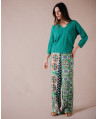 Pantalon BELLA - Feuillage