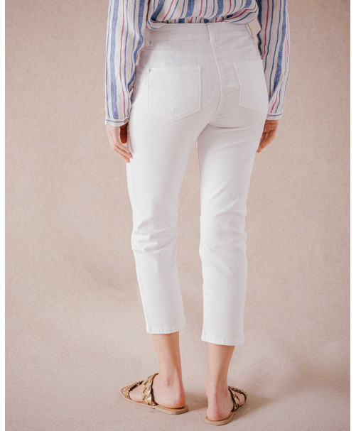 Pantacourt EMELINE - Blanc | Mode pour femme | Julie Guerlande