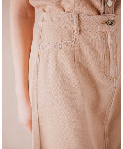 Jupe LORENE - Tabac | Mode pour femme | Julie Guerlande