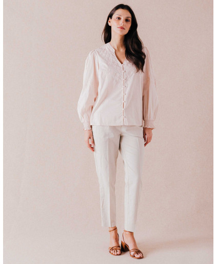 Chemise RANIA - Sable | Mode pour femme | Julie Guerlande