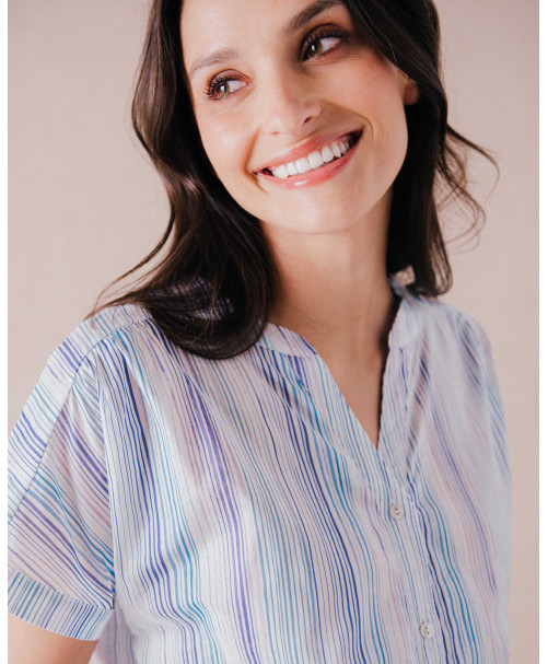 Chemise VALERIA - Majorelle | Mode pour femme | Julie Guerlande