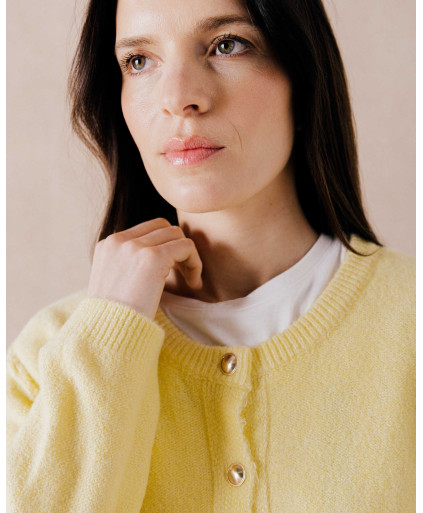 Gilet CLAUDIA - Soleil | Mode pour femme | Julie Guerlande