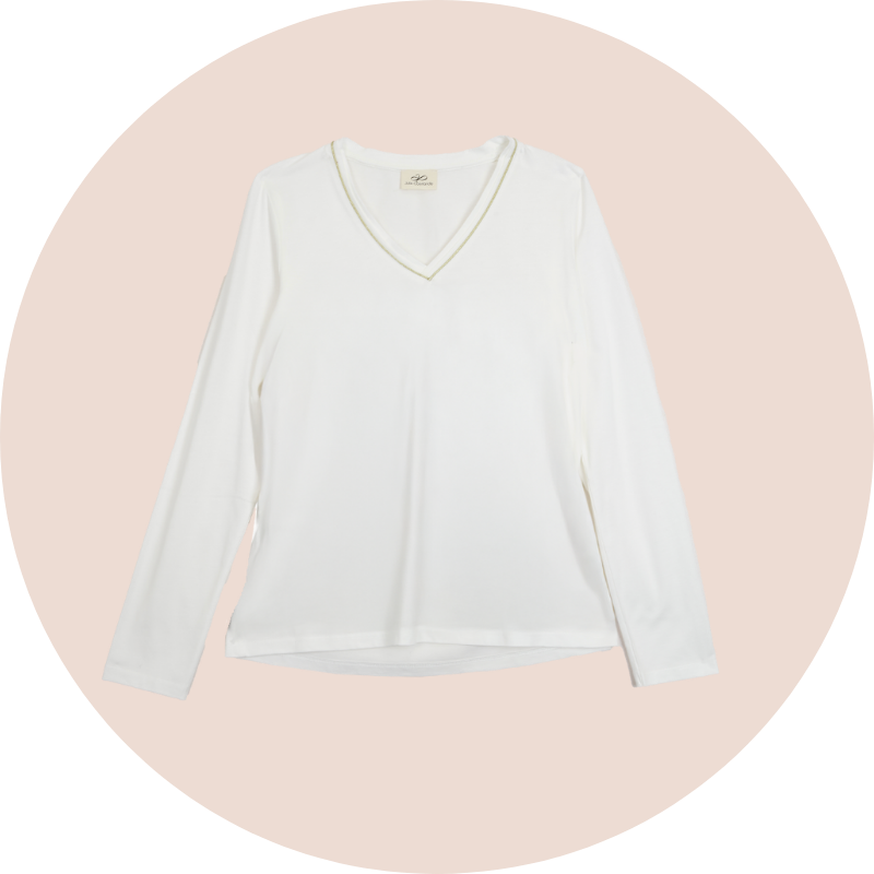 Tee-shirts col V